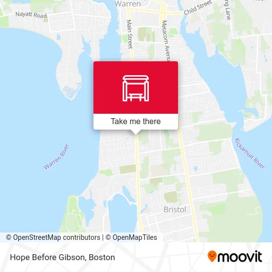 Hope Before Gibson map