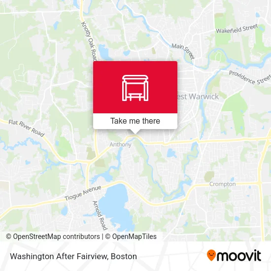 Washington After Fairview map