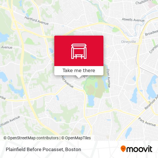 Plainfield Before Pocasset map