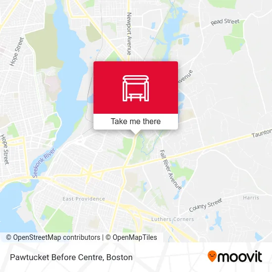 Pawtucket Before Centre map