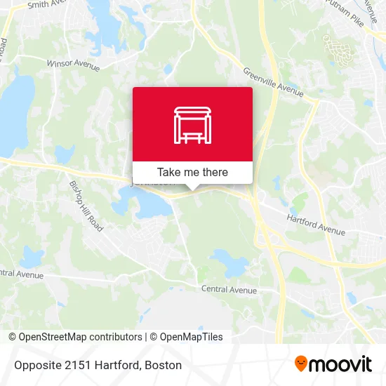 Opposite 2151 Hartford map