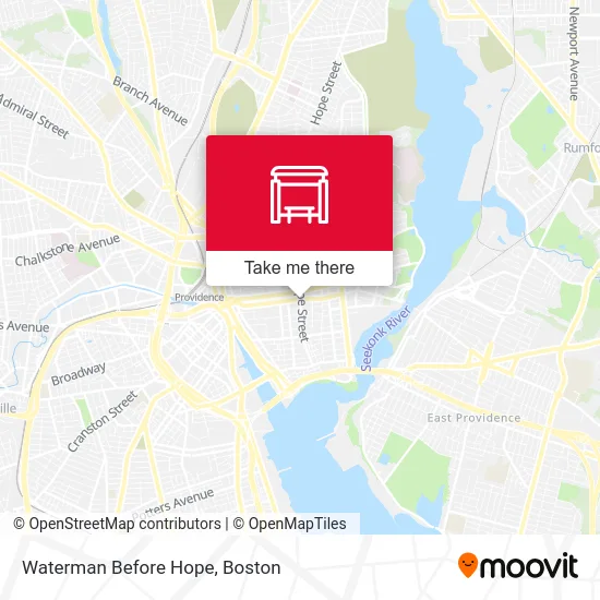 Waterman Before Hope map