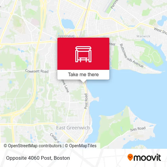 Opposite 4060 Post map