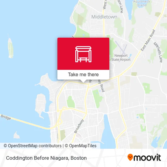 Coddington Before Niagara map