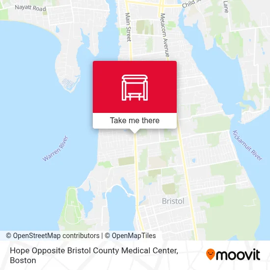 Hope Opposite Bristol County Medical Center map
