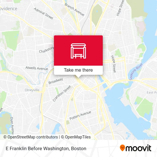 E Franklin Before Washington map