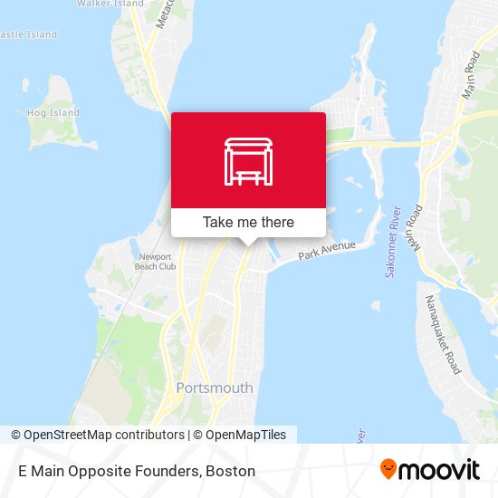 Mapa de E Main Opposite Founders
