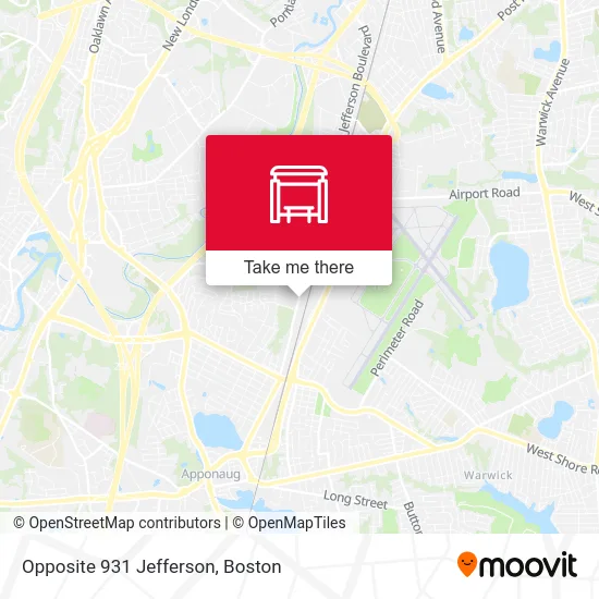 Opposite 931 Jefferson map