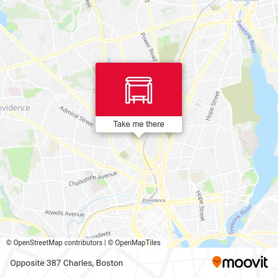 Opposite 387 Charles map