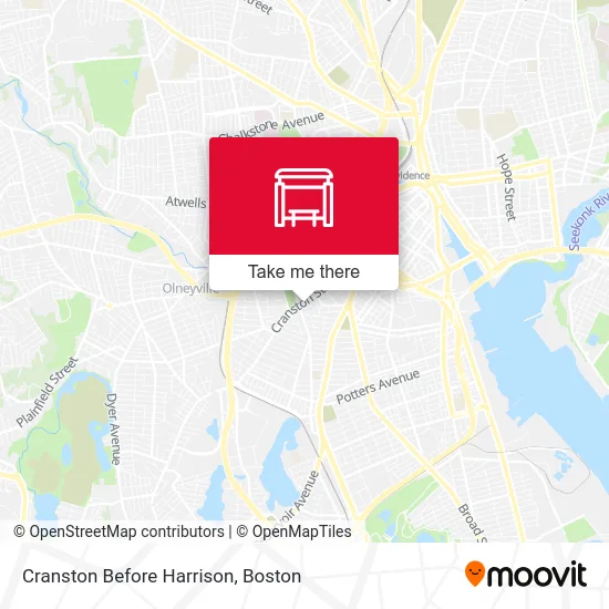 Cranston Before Harrison map