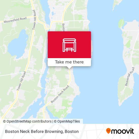 Boston Neck Before Browning map