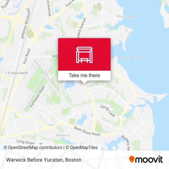 Warwick Before Yucatan map