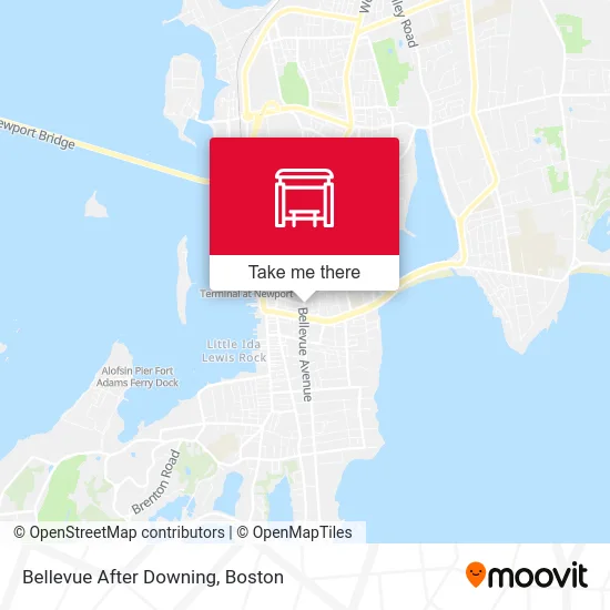 Bellevue After Downing map