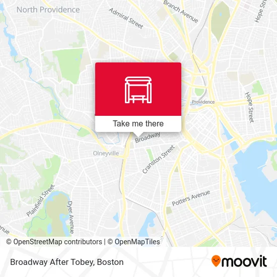 Broadway After Tobey map