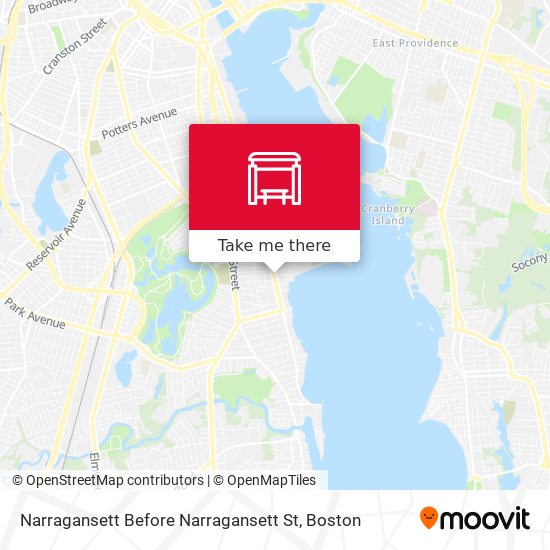 Mapa de Narragansett Before Narragansett St