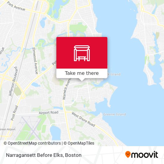 Mapa de Narragansett Before Elks
