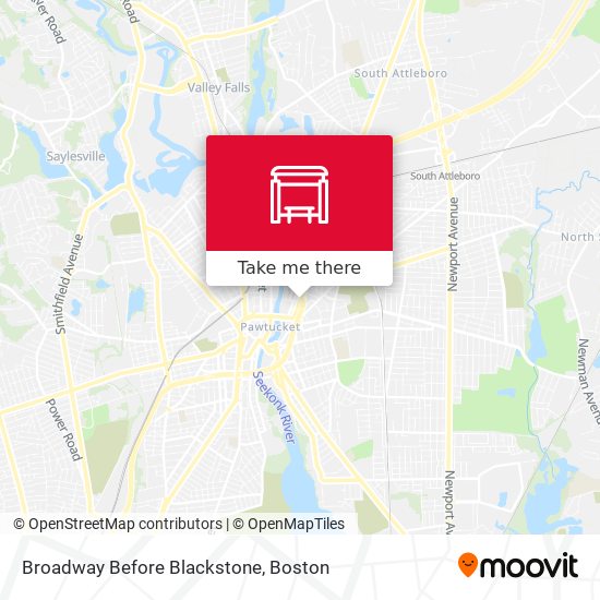 Broadway Before Blackstone map
