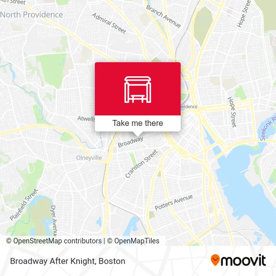 Broadway After Knight map