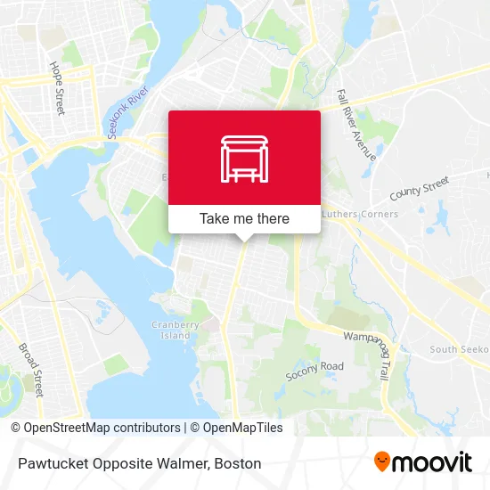 Pawtucket Opposite Walmer map