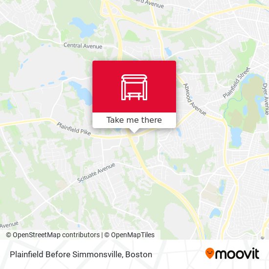 Mapa de Plainfield Before Simmonsville