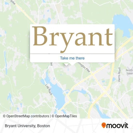 Bryant University map