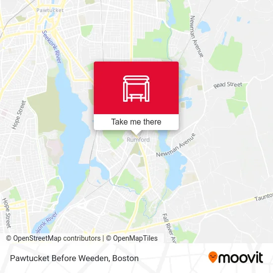 Pawtucket Before Weeden map