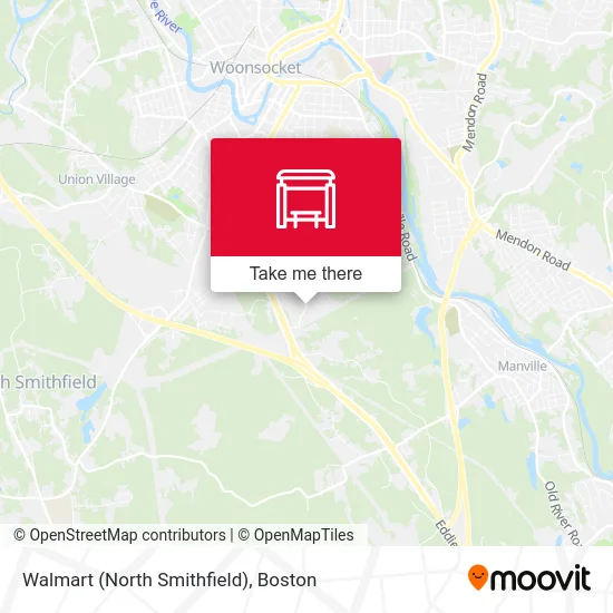 Walmart (North Smithfield) map