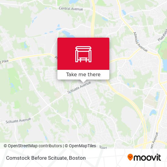 Comstock Before Scituate map