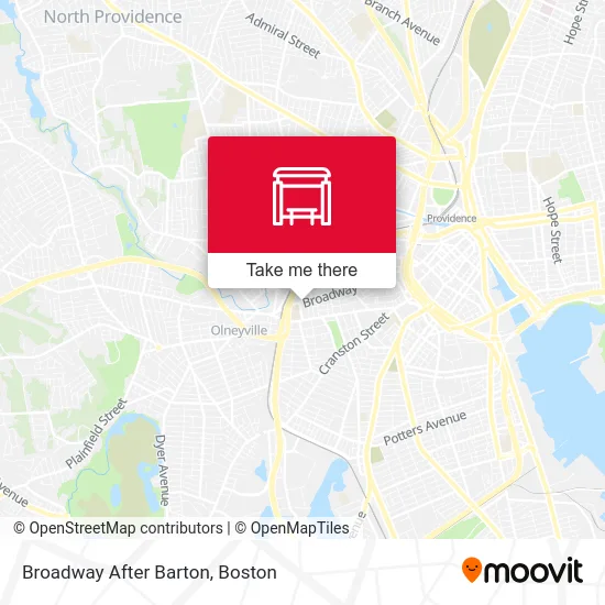 Broadway After Barton map