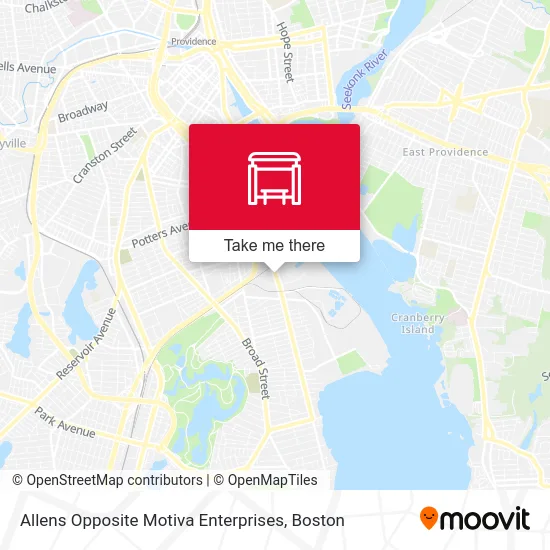 Allens Opposite Motiva Enterprises map