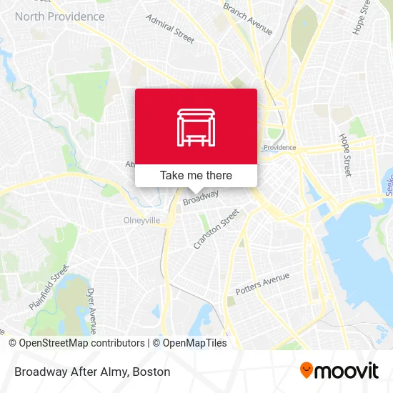 Broadway After Almy map