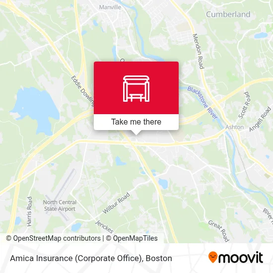 Amica Insurance (Corporate Office) map