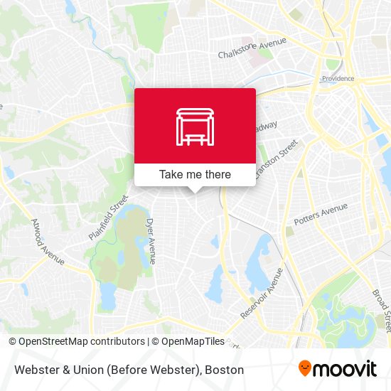 Webster & Union (Before Webster) map