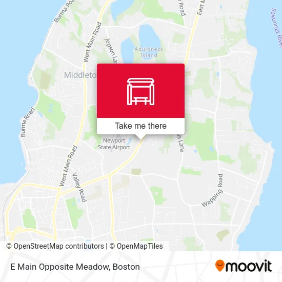 E Main Opposite Meadow map