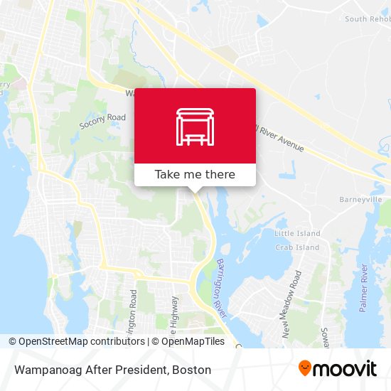 Mapa de Wampanoag After President