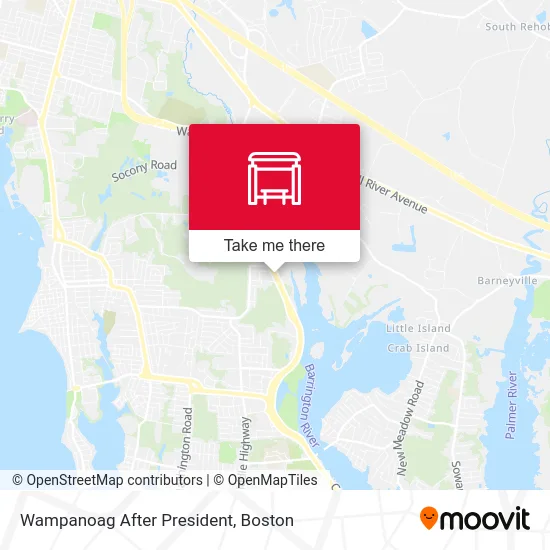 Wampanoag After President map