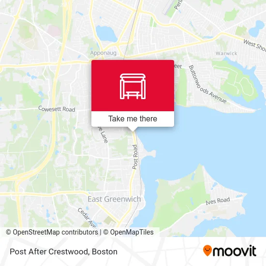 Post After Crestwood map