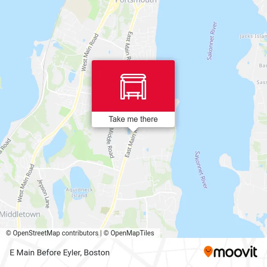 E Main Before Eyler map