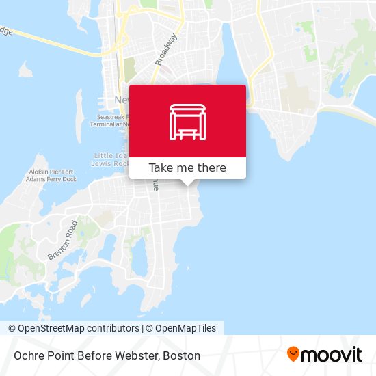 Ochre Point Before Webster map