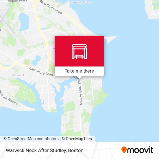 Warwick Neck After Studley map