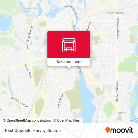 East Opposite Harvey map