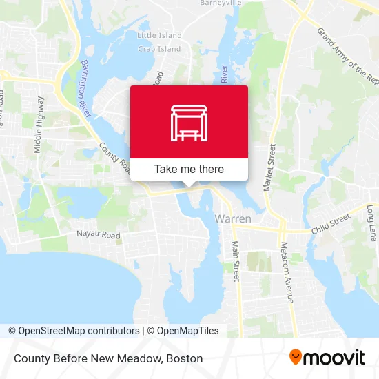 County Before New Meadow map