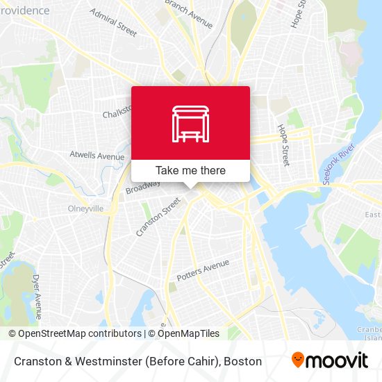 Mapa de Cranston & Westminster (Before Cahir)