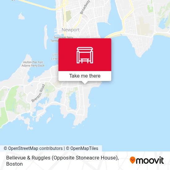 Bellevue & Ruggles (Opposite Stoneacre House) map