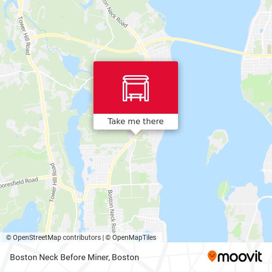 Mapa de Boston Neck Before Miner