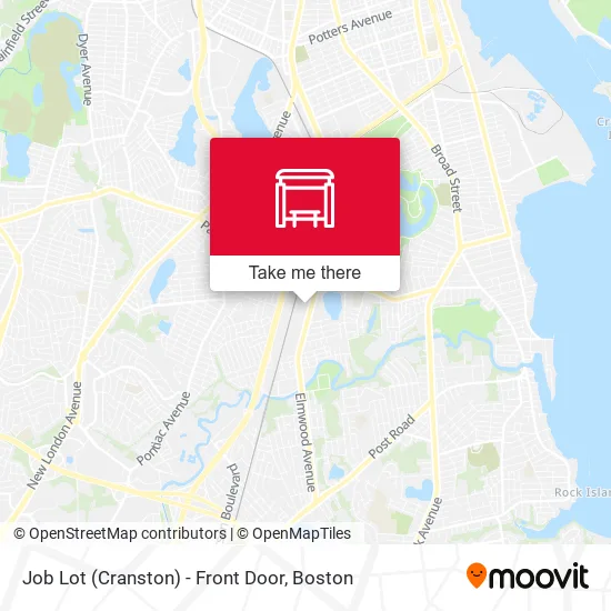 Job Lot (Cranston) - Front Door map