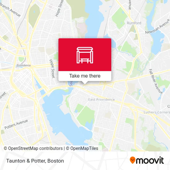 Taunton & Potter map