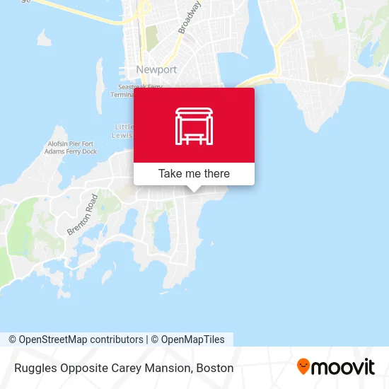 Mapa de Ruggles Opposite Carey Mansion