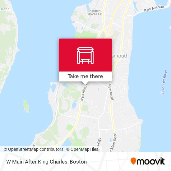 Mapa de W Main After King Charles