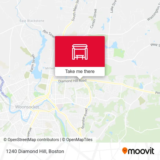 1240 Diamond Hill map